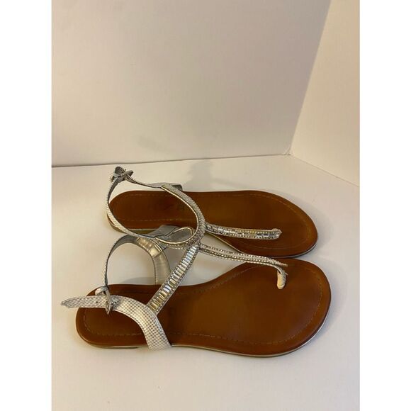 Unisa diamonds bling thong sandals size 7 - Picture 1 of 4